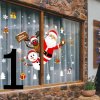Vánoce - vánoční dekorace - vánoční samolepky do okna s dětskými motivy - dekorace - samolepky - dětský pokoj