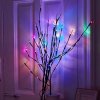 Vánoce - dekorace - vánoční dekorace - vánoční světelná větev s 20 LED světýlky - vánoční osvětlení - led osvětlení