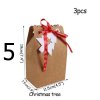 Vánoce - vánoční papírové taštičky se stuhou a zdobou po 3ks - vánoční přání - vánoční dárky