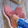 Boty - dámské tenisky - dámské nazouvací letní boty zdobené mašlí - dámské baleríny - dámské letní boty - dárek pro ženu