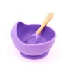 Kuchyně - dětská silikonová miska s lžičkou pro děti - miska - dětské nádobí - výprodej skladu