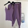 Dámské oblečení - dámské kalhoty - krásný módní set kalhoty + tílko + mikina na rozepínání - dárek pro ženu- výprodej skladu