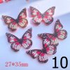 Dekorace - motýli - dekorace třpytivý motýli na tvoření po 10 ks - tvoření s dětmi