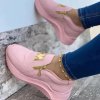 Boty - dámské boty - dámské pohodlné nazouvací boty se zlatým zdobením - dámské tenisky - slevy dnes