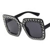 Brýle - velké módní sluneční brýle zdobené kamínky - sluneční brýle - výprodej skladu