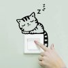 Dekorační samolepka nad vypínač - kočička