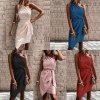 oblečení  - šaty  - letní šaty - krásné společenské šaty na jedno rameno se zavazováním - společenské šaty - dámské šaty