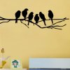 Dekorace - samolepky na zeď - samolepka na zeď ptáčků na sromě - samolepky - tapety na zeď