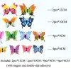 Dekorace - samolepka - dekorativní 3D samolepky motýlů 12 ks v sadě - motýli - dekorace na zeď