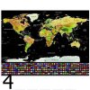 Dekorace - mapa - stírací mapa světa ve více variantách - mapy - stírací mapa světa