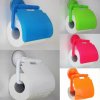 Barevné držáky toaletního papíru - různé barvy - SLEVA 60% (Barva Růžová)