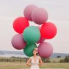 Velký nafukovací balónek - 90cm - různé barvy - SLEVA 70% (Barva Bílá)