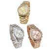 Dámské luxusní hodinky - zlaté/stříbrné/ bronzové - SLEVA 60% (Barva Zlatá)