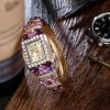 Luxusní dámské hodinky s krystaly