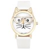Stylové hodinky s motivem kočičky - SLEVA 35% (Barva Hnědá)
