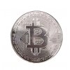 Pozlacená památeční kovová mince Bitcoin