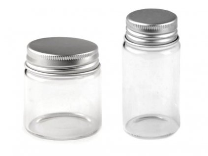 fľaštička so skrutkovacím viečkom