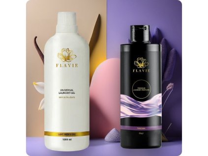 1 + 1 ZADARMO - Parfum na pranie 500 ml + Prací gél 1l