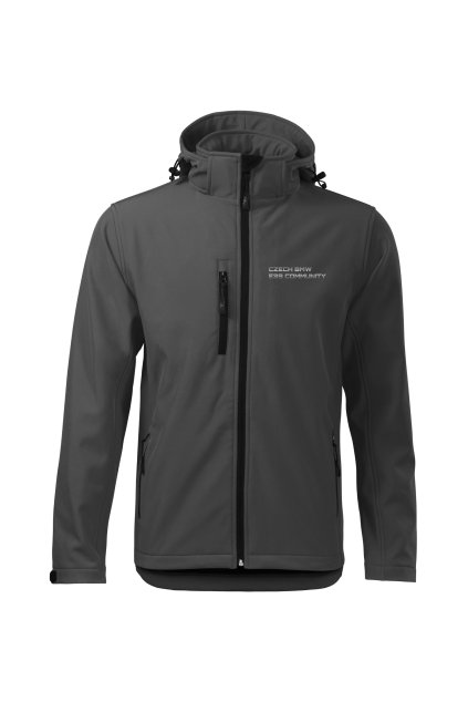 softshell bunda pánská ocelově šedá bmw e39