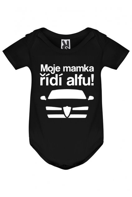 dětšké bodyčko alfa romeo mamka černé