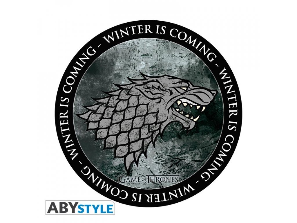 game of thrones mousepad stark in shape