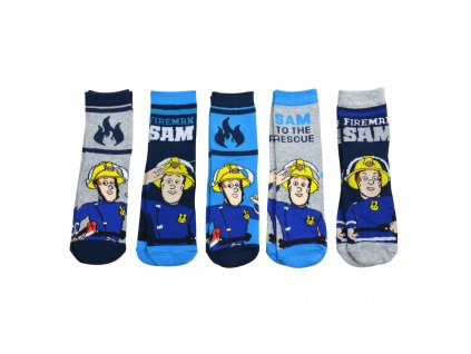 Feuerwehrmann Sam Kinder Jungen Socken 5er Pack Gr