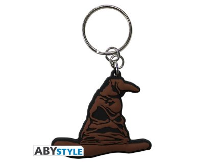 harry potter keychain pvc sorting hat x4