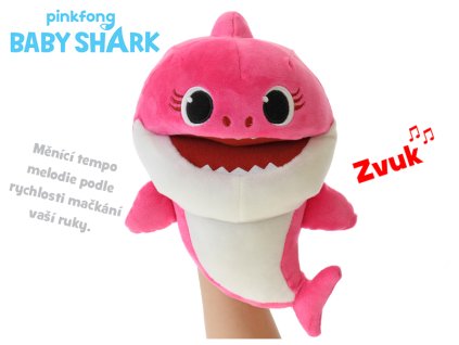 baby shark ruzovy