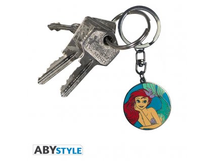disney keychain tlm ariel detail x4