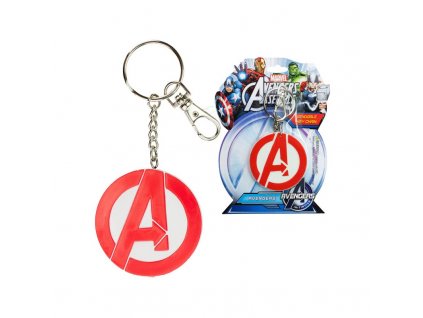 marvel keychain bendable avengers logo 6cm