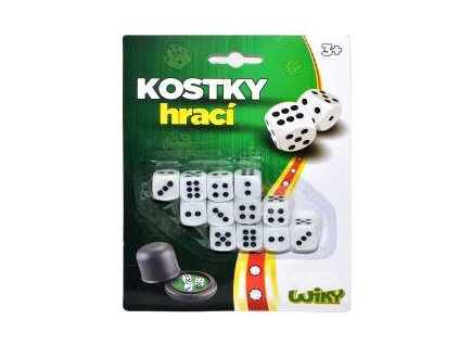 hraci kostky zelene