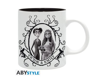 MRTVÁ NEVĚSTA - Victor & Emily, Keramický hrnek 320 ml 1