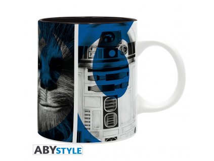 STAR WARS - R2-D2 &amp; Rey, Keramický hrnek 320 ml 1