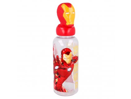 Láhev se 3D figurkou 560 ml - Iron man, Avengers 1