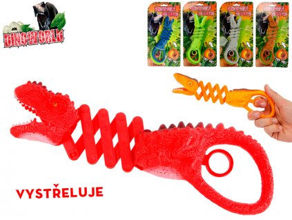 Dinoworld kleště dinosaurus 20-31cm natahovací