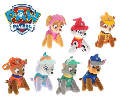 Paw Patrol přívěsek na klíče plyšový 10cm 10m+