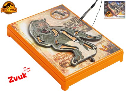 Jurský svět Dominion hra na baterie 24cm s bzučákem v krabičce