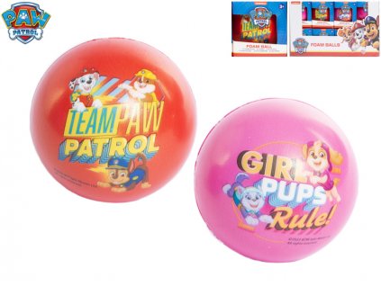 Paw Patrol míček pěnový 7,5cm