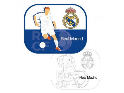 Stínící clona do auta Real Madrid 2 kusy + omalovánky.