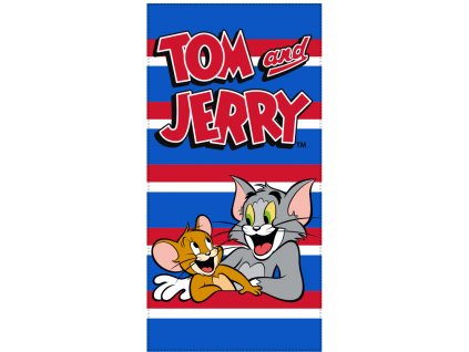 Plážový / koupelnový ručník Tom a Jerry 70 x 140 cm