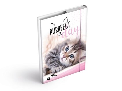 desky na sešity box A5 Kočka