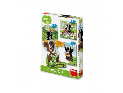 KRTEK NA LOUCE 3-5 baby Puzzle set NOVÝ