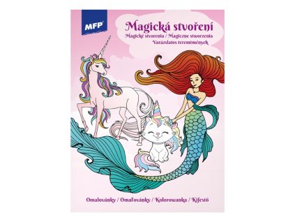 omalovánky A4 Magická stvoření 210x276mm/32