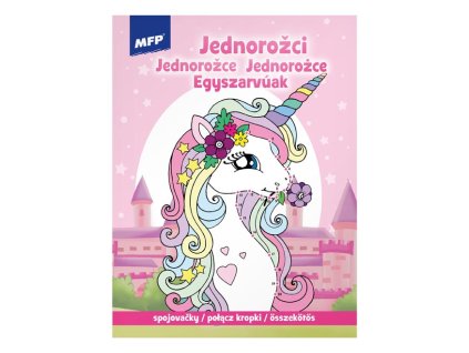 omalovánky - spojovačky Jednorožci 210x276/32s