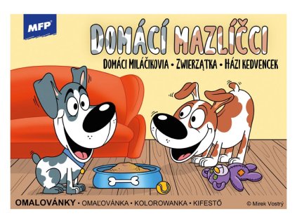 omalovánky Domácí mazlíčci