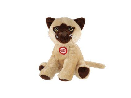 Plyšová kočka Ragdoll se zvukem 15cm 0+
