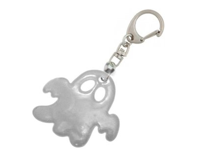 reflexni privesek na klice duch