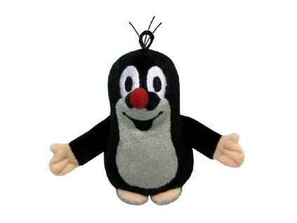 Plyšový Krtek s poutkem 8cm