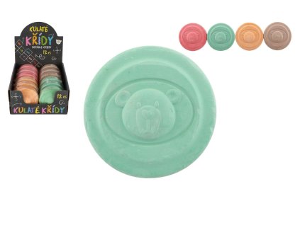 kridy kulate barevne chodnikove mix barev ve folii 12 ks v boxu