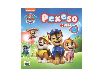 pexeso v sesitu 64ks tlapkova patrola paw patrol 21 5x21 5cm